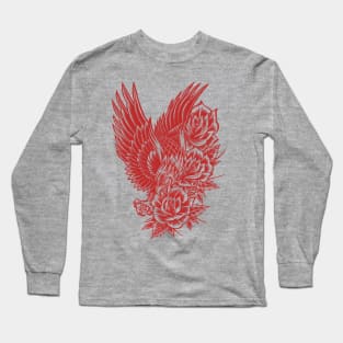 Eagle and Roses 1.4 Long Sleeve T-Shirt